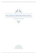 Mini-Syllabus Endocrinologie