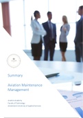Summary Aviation Maintenance Management