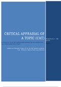 Critical appraisal of topics &lpar;CAT&rpar;