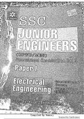 SSC JE ELECTRICAL ENGINEER GUIDE
