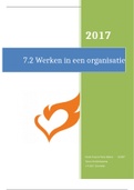 Verslag Werken in een organisatie leerpakket 7.2