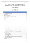 Volledige cursus Statistiek - John Lievens - 2017-2018 - UGent