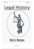 Summary Legal History: Lectures and Working Groups