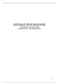 Sociale Psychologie Samenvatting - Tentamen
