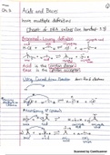 Organic Chemistry I: Ch. 3 Acids and Bases