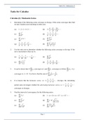 University of Newcastle : MATH1120 Calculus Answers & Solutions