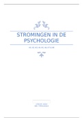 Stromingen in de psychologie H1 t/m H8 incl. aantekeningen & oefenvragen 