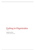 Gedrag in Organisaties - Samenvatting (12e druk)
