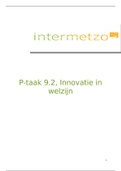 P-taak 9.2 Innovatie in Welzijn 07-2016
