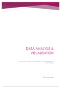 Data Analysis and Visualisation Summary