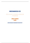 Opgeloste modelvragen Mechanica 2 2017-2018