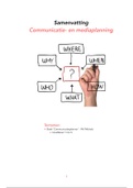 Samenvatting Communicatieplanner