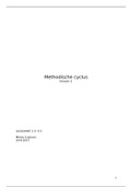 Methodische cyclus dossier 2. beoordeeld met een 8
