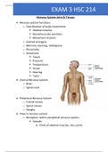 HSC 214 Anatomy