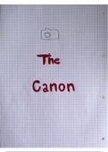 History of Arts and Culture: The Canon (BA 1, Term 1)