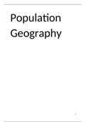 Population Geography lecture summary 17/18