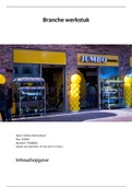 Branche werkstuk Supermarkt (Jumbo) Filliaalmanager