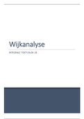 Wijkanalyse Wittevrouwen, gehele document inclusief alle stappen. 