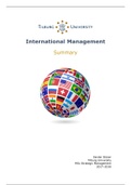 Summary International Management