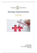 Samenvatting Strategy Implementation