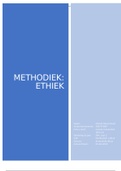 Eindverslag Methodiek: Ethiek Jaar 2 SPH/Social Work