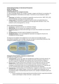 Samenvatting Strategy an International Perspective H1 t/m H12 incl. alle readings