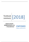 CMY2603 - Summaries of the prescribed textbook - Chapters as per the Tutorial Letter