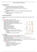 Musculoskeletal Alterations