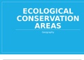 Geography (Ecosystems) - Ecological Conservation Areas