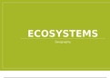 Geography (Ecosystems) - Ecosystems