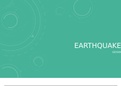 Geography (Plate Tectonics) - Earthquake Case Studies