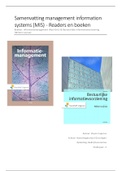 Samenvatting Management Informatie systemen - MIS - Reader & boek Informatiemanagement