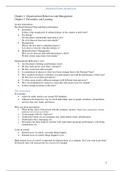 Summary Organizational Behavior all Lectures & the book Chapter 1-13 (except chapter 6)