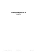 Samenvatting kennis B: Interne communicatie: Basisboek interne communicatie