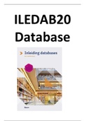 ILEDAB20 (Database) - Samenvatting