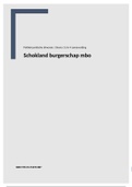 Schokland burgerschap MBO: Politiek-juridische dimensie samenvatting thema 1 t/m 4