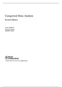 Categorical Data Analysis - Alan Agresti