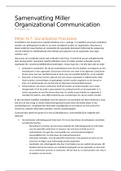 Samenvatting Miller: Organizational Communication H.7 t/m H.14