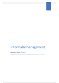 Samenvatting Informatiemanagement BDK, hoofdstukken 1 t/m 13
