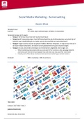 Social Media Marketing Samenvatting (Examengericht)
