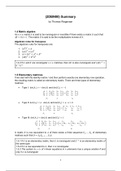Linear algebra (2DBN00) - Summary