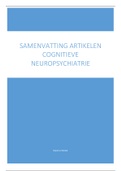 Cognitive Neuropsychiatry summary of all articles