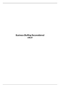 Business Bluffing Reconsidered - Allhoff