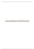 Business Model Generatie