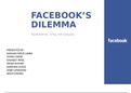 Facebook Dilemma case study