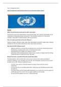 UN and geopolitical notes