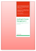 Auditing and Process Management 2 - Chapters 5, 6, 7, 8, 9, 10, 11