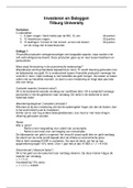 INVESTEREN EN BELEGGEN Hoor- & verdiepingscolleges&comma; aantekeningen&comma; oefenvragen en formules