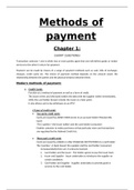 Mercantile Law - Methods pf Payments (2nd Semester)