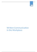 ENG 223 Week 1 Written Communication in the Workplace.docx